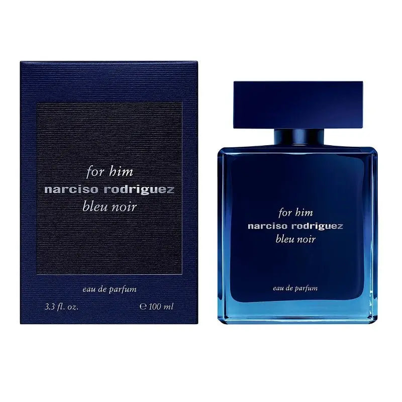 Narciso Rodriguez Bleu Noir EDP 100ml perfume bottle and box
