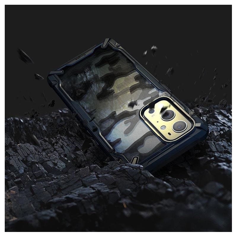 OnePlus 9 Pro Case Camo Black Fusion X By Ringke