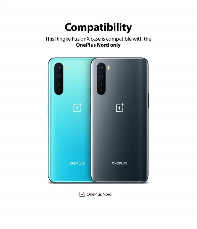 Ringke FusionX Compatible with Oneplus Nord