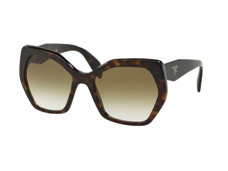 Prada Womens Sunglasses PR 16RS 56 Green & Tortoise