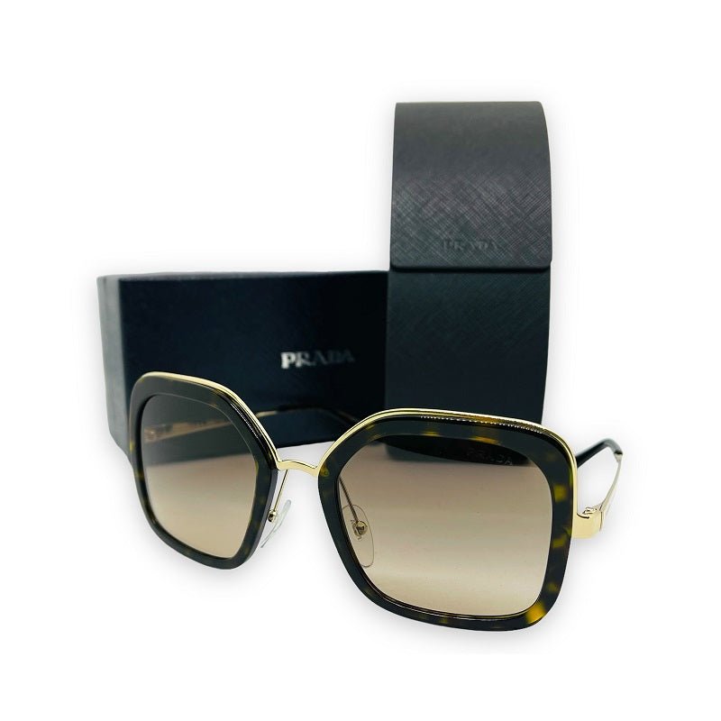 Prada Womens Sunglasses PR 57US 54 Grey-Black & Tortoise
