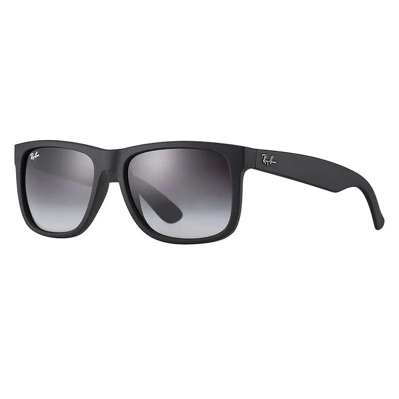 Ray-Ban Justin Classic RB4165 601/8G Rubber Black Dark Grey Gradient 54mm Sunglasses
