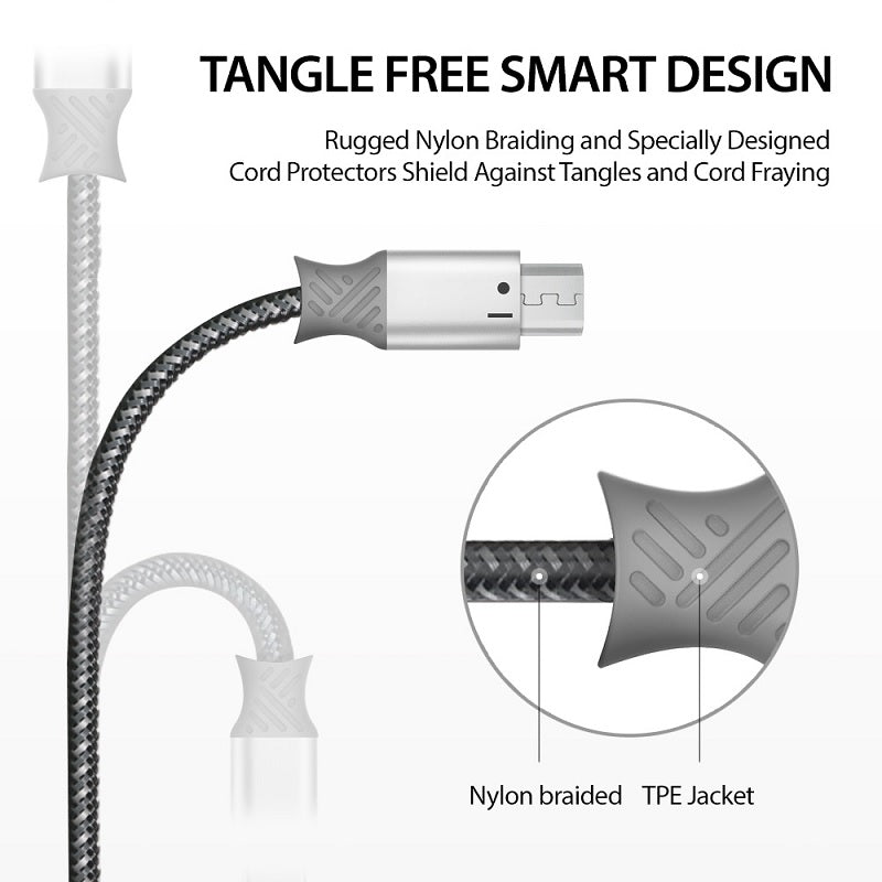 Ringke Smart Fish Charging Cable 1.2M Micro USB Cable