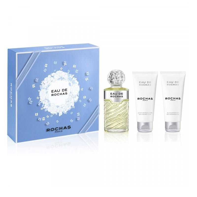 Rochas Eau De Rochas EDT 3Pc Gift Set Women