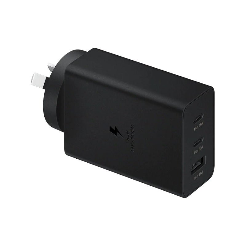 Samsung 65W PD Fast Charging Trio Wall Charger Black