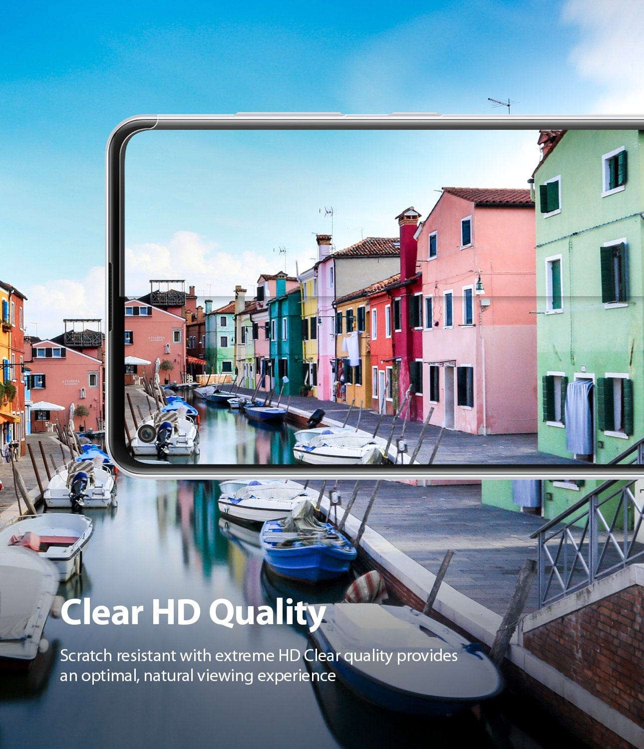 Clear HD quality provides an optimal, natural viewing experience.