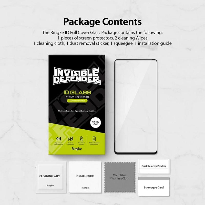 Samsung A72 Glass Screen Protector By Ringke