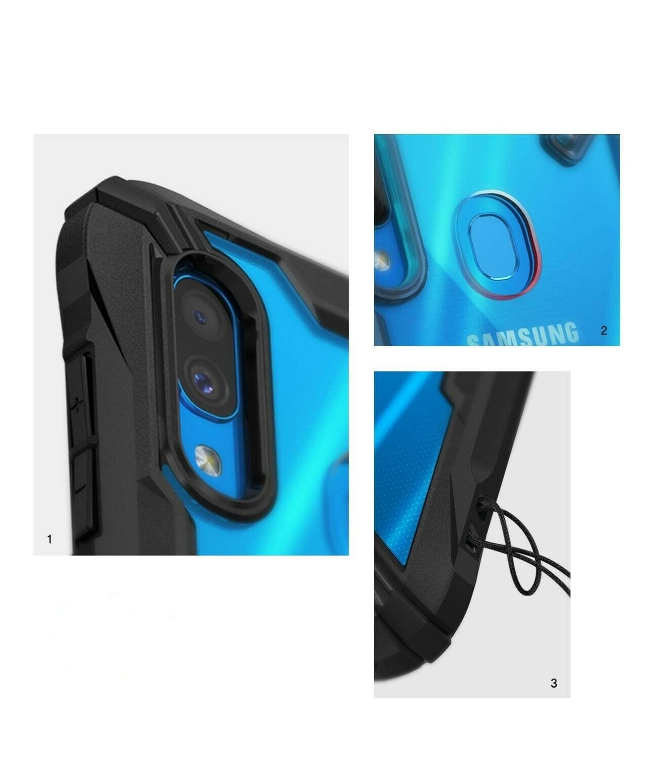 Samsung Galaxy A30 Fusion-X Case Black By Ringke