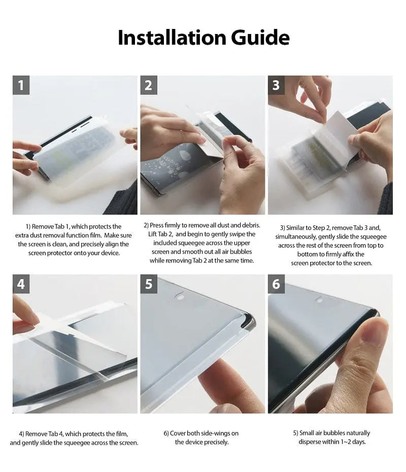 Samsung Galaxy A71 Screen Protector Dual Easy Wing Film By Ringke