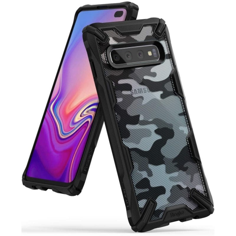 Samsung Galaxy S10 Fusion-X Camo Black Case By Ringke