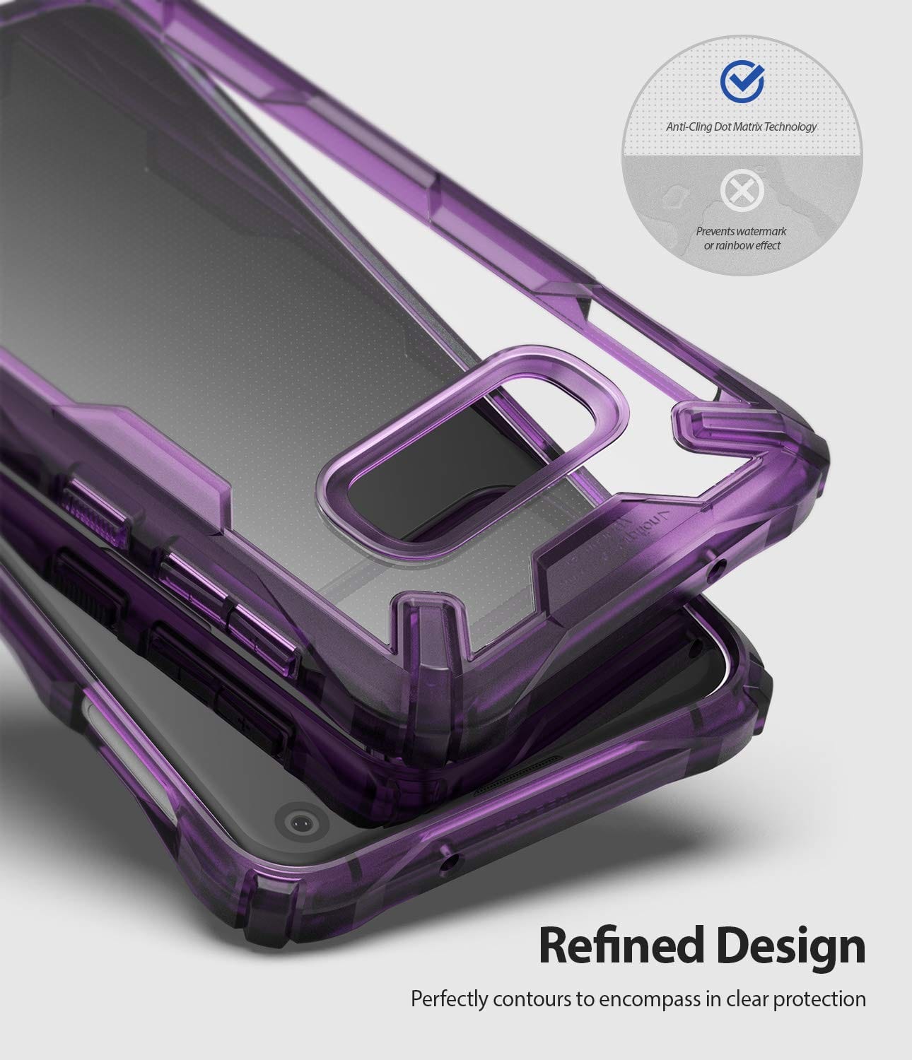 Samsung Galaxy S10E Fusion-X Royal Purple Case By Ringke
