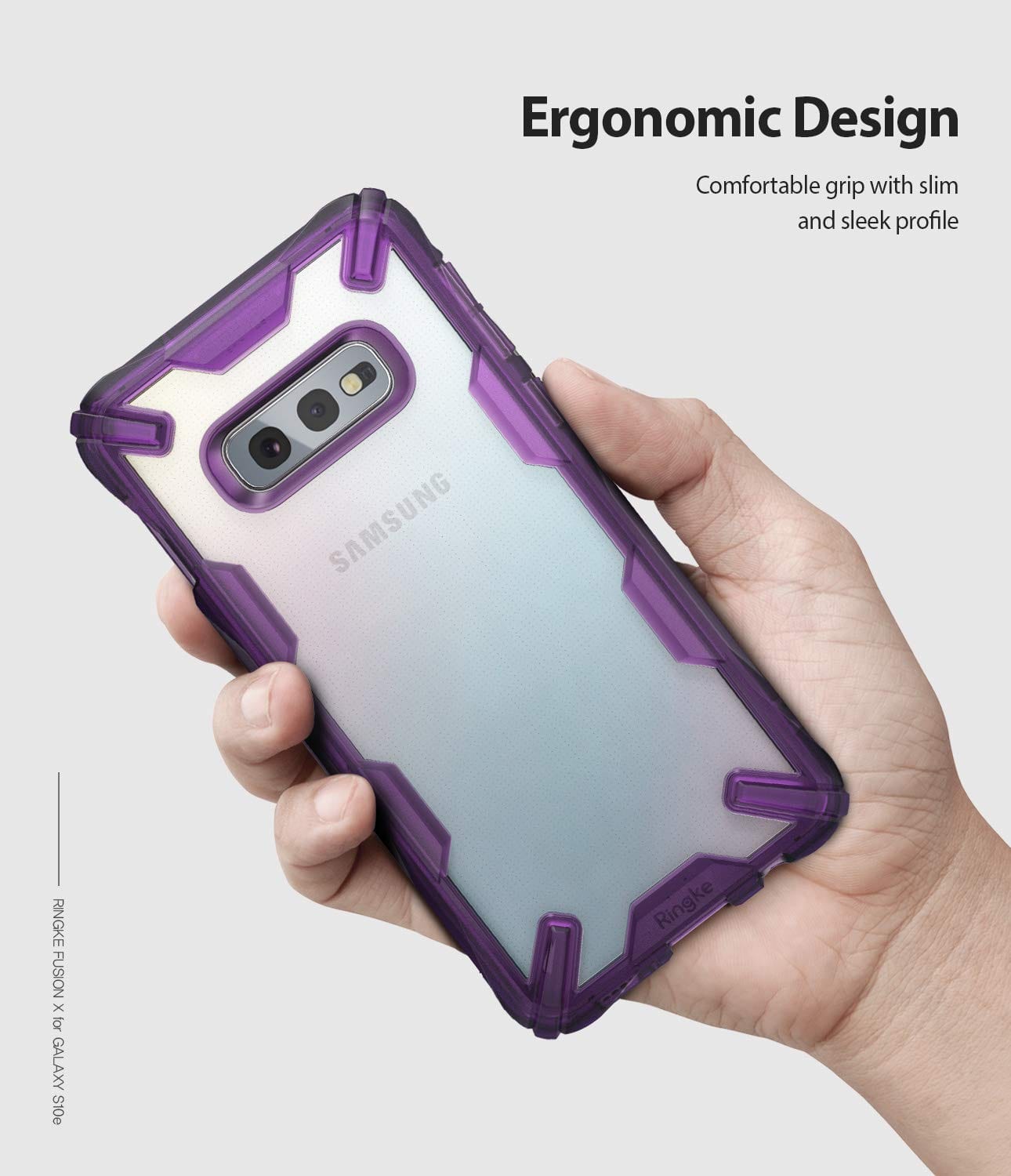 Samsung Galaxy S10E Fusion-X Royal Purple Case By Ringke