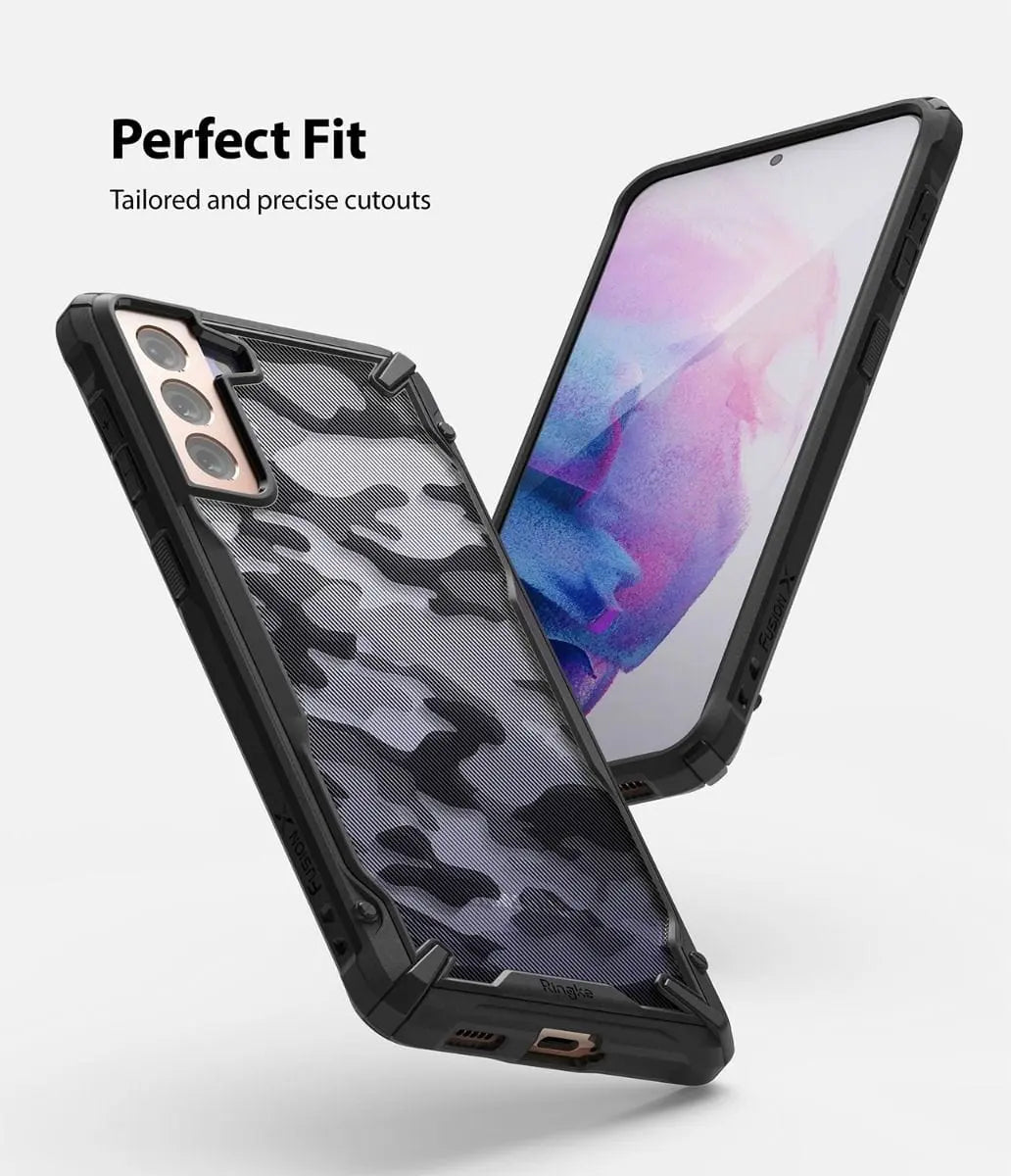 Ringke S21 Case Camo Black