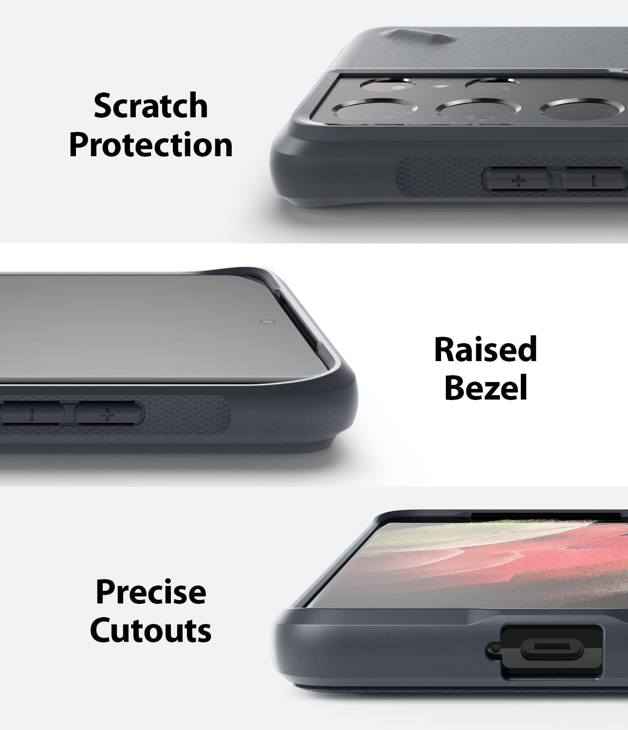 Samsung Galaxy S21 Ultra Case ( Black ) - Ringke ONYX