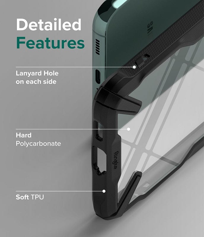 Samsung Galaxy S22 Fusion-X Black Case By Ringke