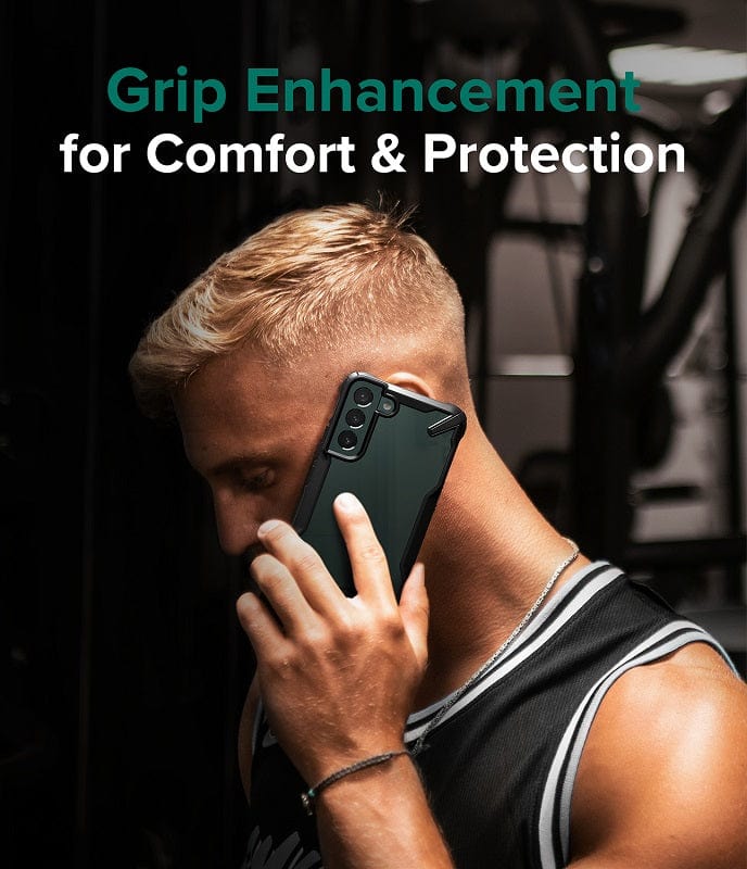 Samsung Galaxy S22 Fusion-X Black Case By Ringke