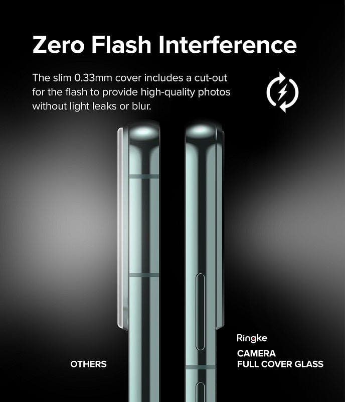 Capture clean pictures and videos with zero flash interference through our super-clear glass, ensuring optimal clarity and quality for your Samsung Galaxy S22 and S22+ camera