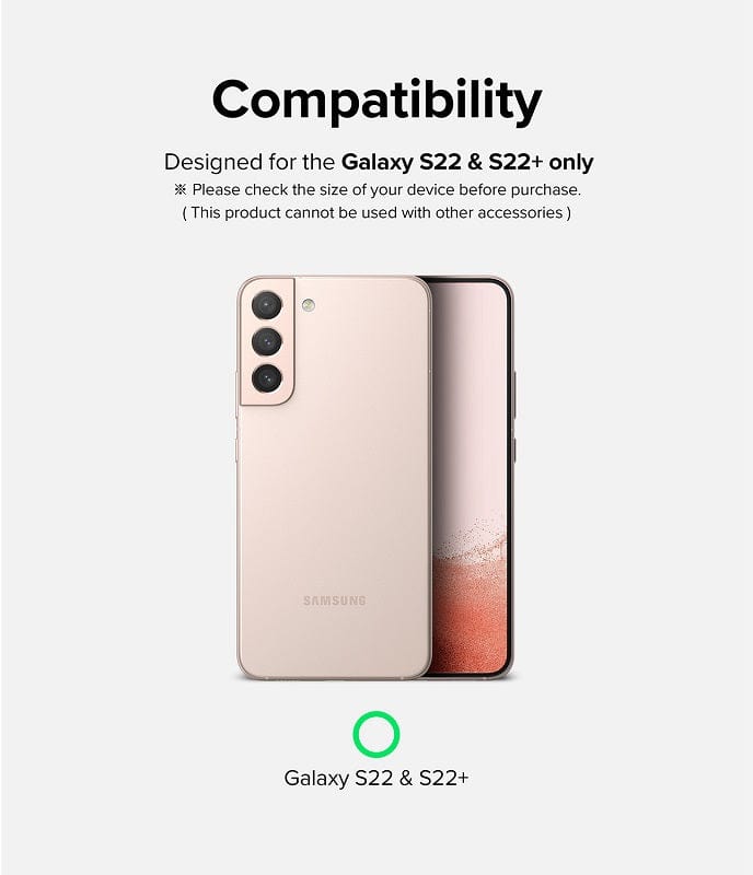 Experience seamless compatibility with the Samsung Galaxy S22 / S22 Plus