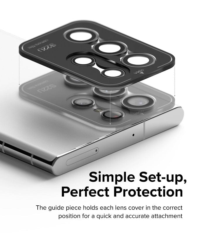 Samsung Galaxy S22 Ultra Camera Lens Protector Black Color By Ringke