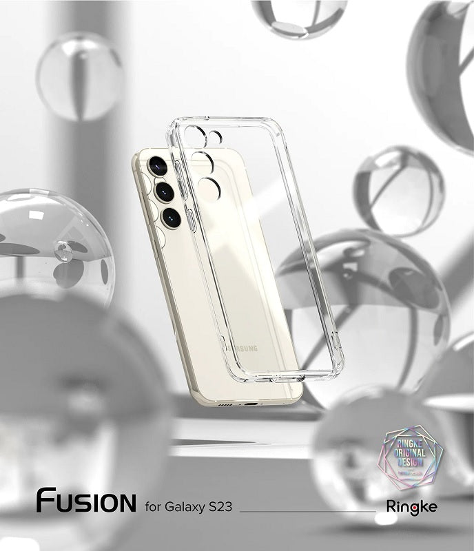 Samsung Galaxy S23 Fusion Clear Case By Ringke
