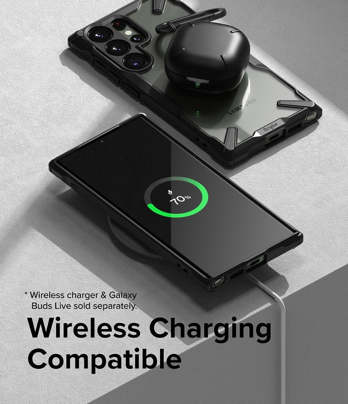 Samsung Galaxy S23 Ultra Fusion-X Black Case By Ringke