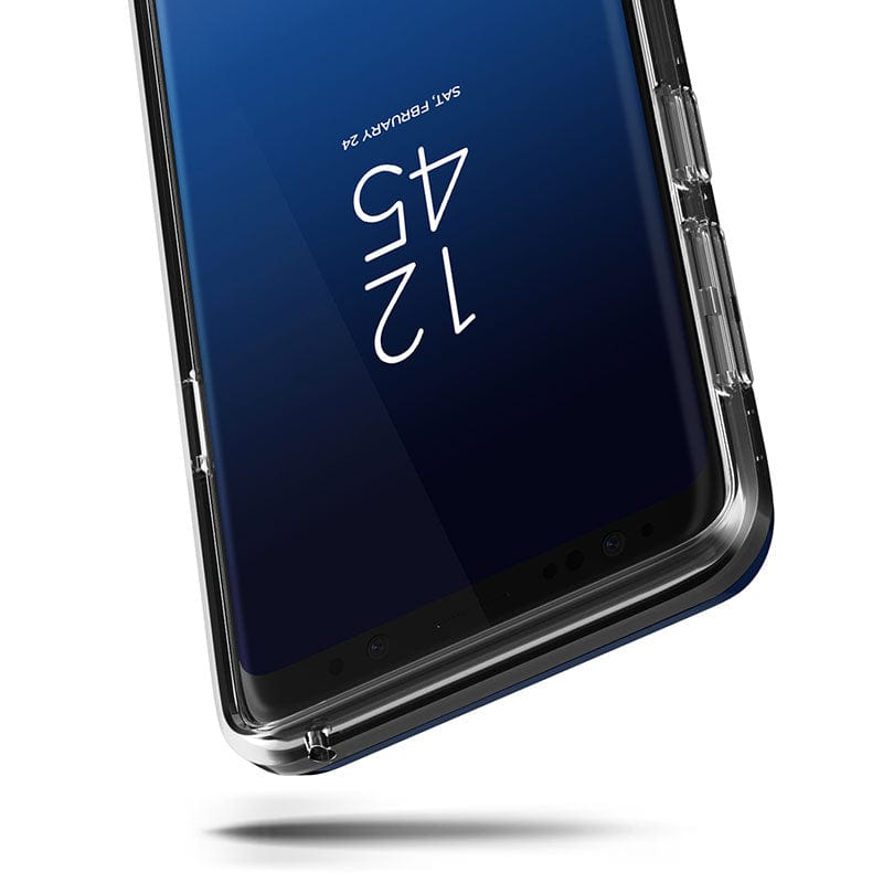 Samsung Galaxy S9 Plus Crystal Bumper Blue Case By VRS Design
