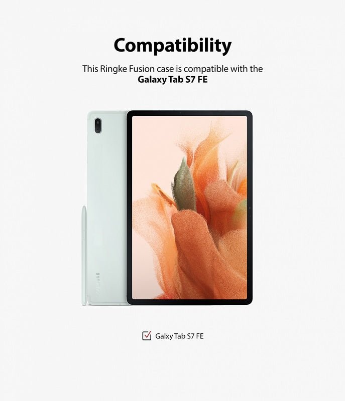 Samsung Galaxy Tab S7 FE Fusion Clear Case by Ringke