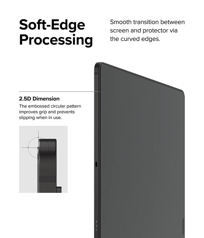 Samsung Galaxy Tab S8 Ultra Soft Edge to Edge protection with 2.5D Dimension