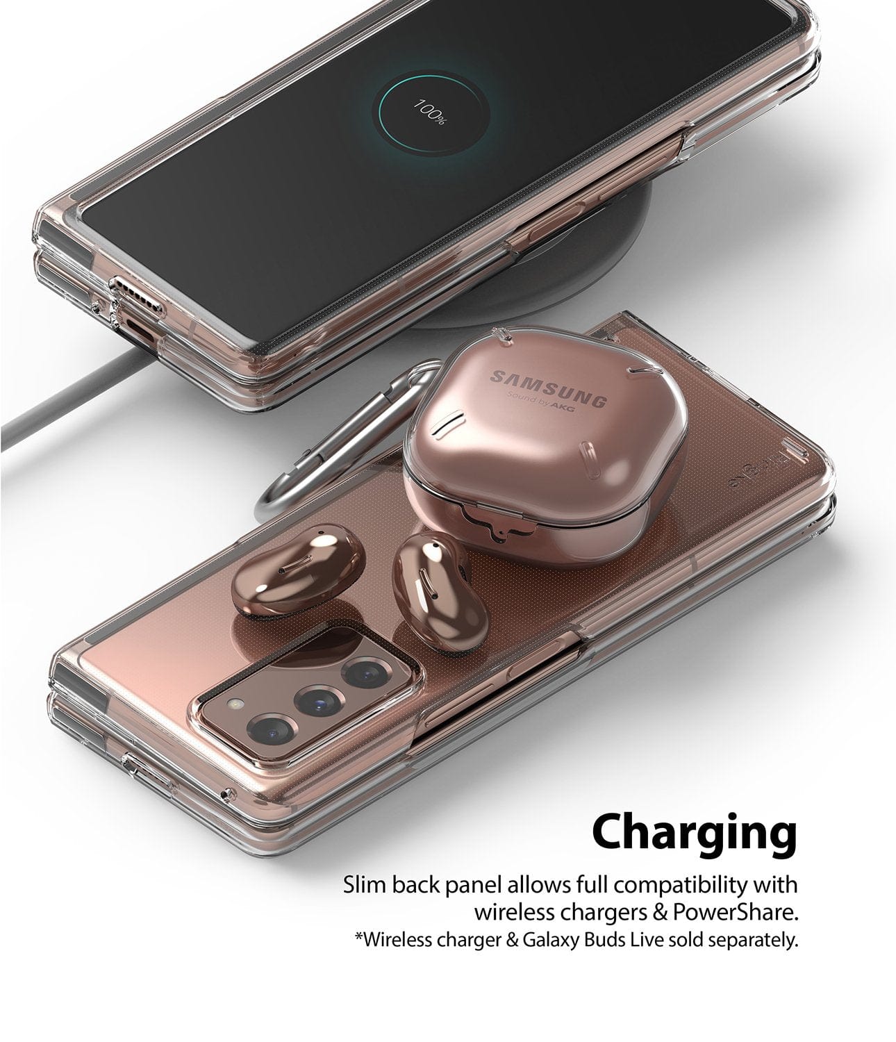Samsung Galaxy Z Fold 2 Clear Case Ringke Slim