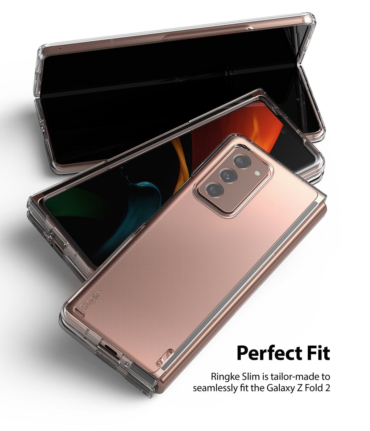Samsung Galaxy Z Fold 2 Clear Case Ringke Slim