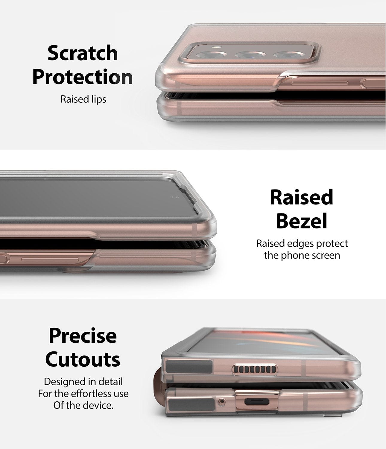 Samsung Galaxy Z Fold 2 Clear Case Ringke Slim