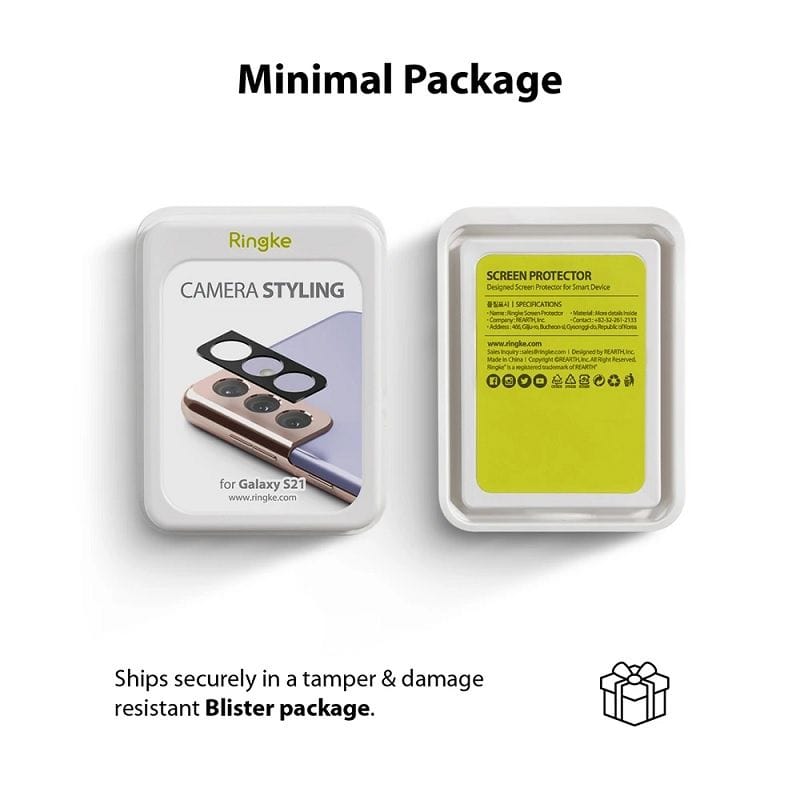 Samsung S21 Back Camera Styling Black Color by Ringke