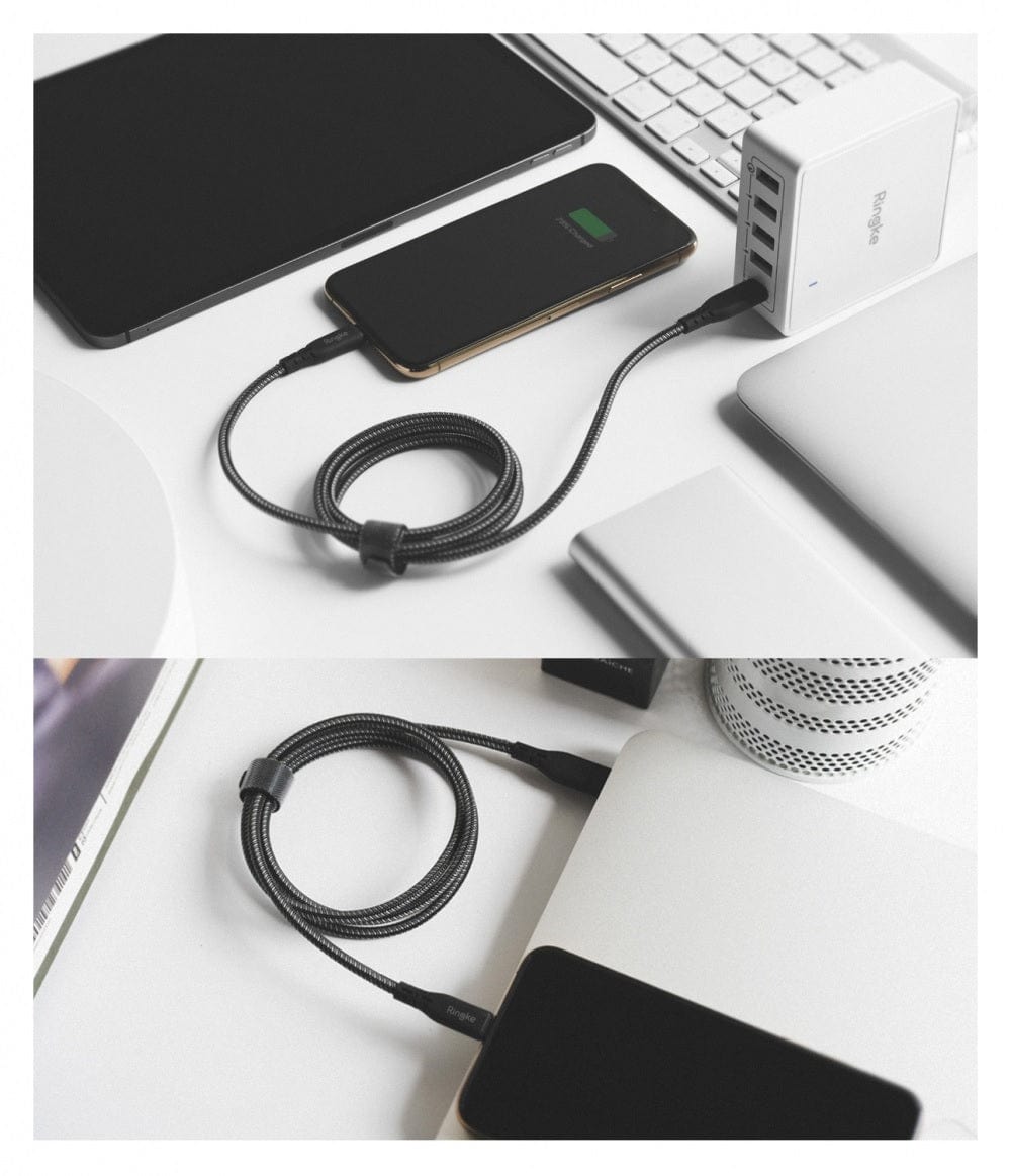 USB-C to Lightning Cable by Ringke 1.2m