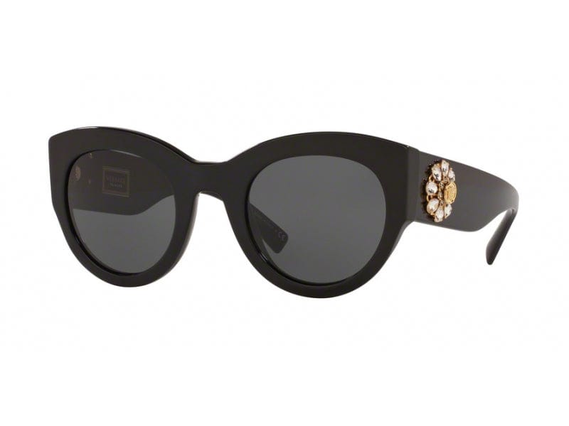 Versace VE4353BM 531487 Sunglasses -Grey-Black And Black