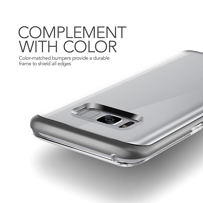 VRS Design Galaxy S8 Plus Crystal Bumper Case - Black