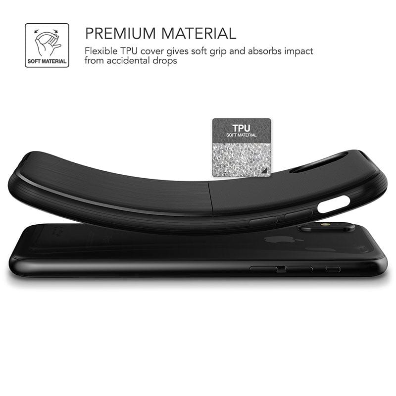 VRS Design iPhone X / XS Single Fit Case Black