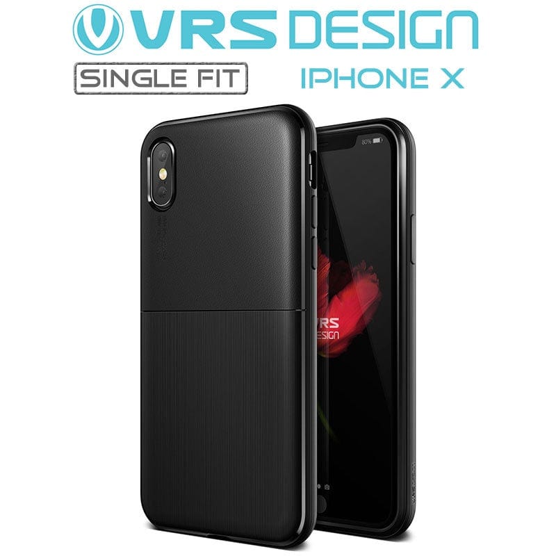 VRS Design iPhone X / XS Single Fit Case Black