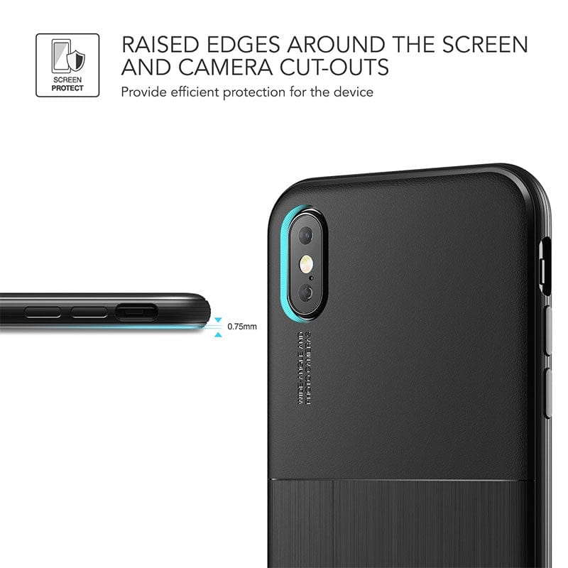 VRS Design iPhone X / XS Single Fit Case Black