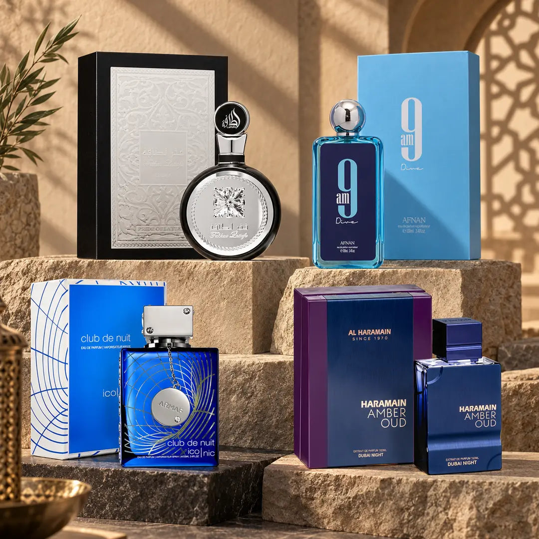 Lattafa, Afnan, Armaf and Al Haramain Arabic perfume brands compared in New Zealand