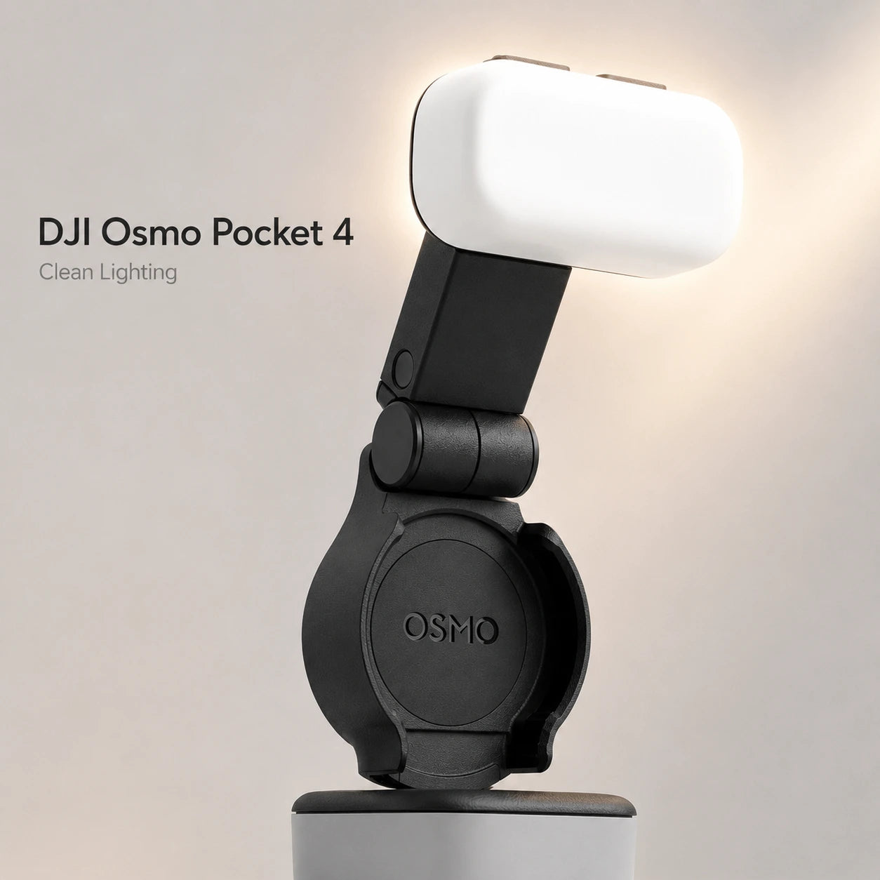 DJI Osmo Pocket 4 Fill Light compact accessory product shot for creators at Gadgets Online NZ