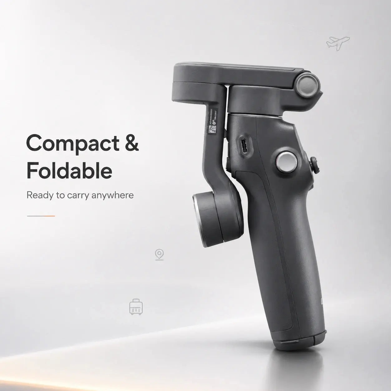 DJI Osmo Mobile 8 compact foldable smartphone gimbal ready for travel at Gadgets Online NZ