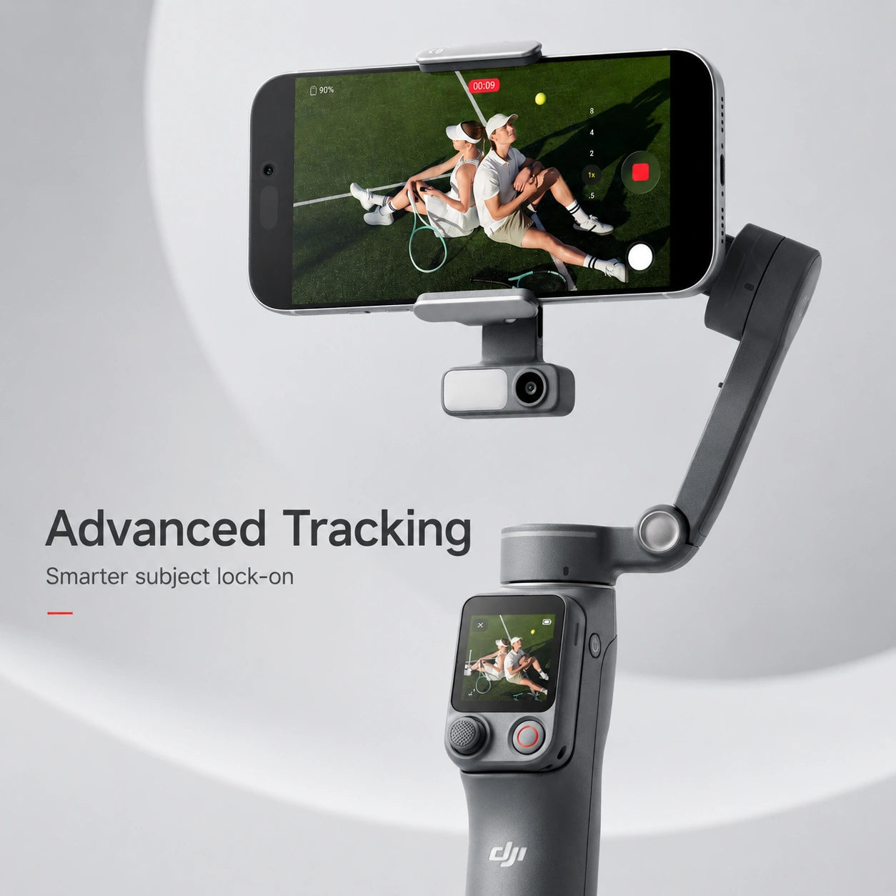 DJI Osmo Mobile 8P Advanced Tracking Combo with smart subject tracking for mobile creators