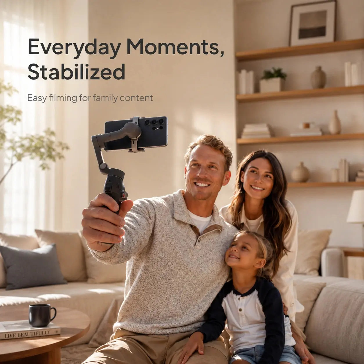 DJI Osmo Mobile 8 smartphone gimbal for smooth family videos at Gadgets Online NZ