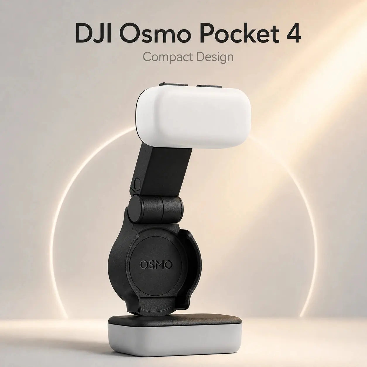 DJI Osmo Pocket 4 Fill Light portable accessory display for content creators at Gadgets Online NZ