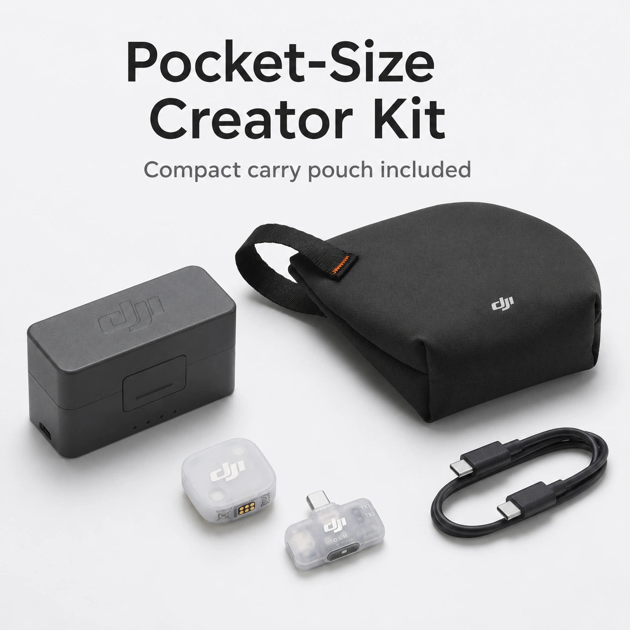DJI Mic Mini 2 compact creator kit essentials with mobile receiver at Gadgets Online NZ