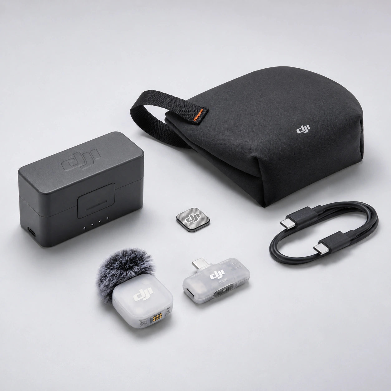DJI Mic Mini 2 tech accessories kit in minimal style at Gadgets Online NZ