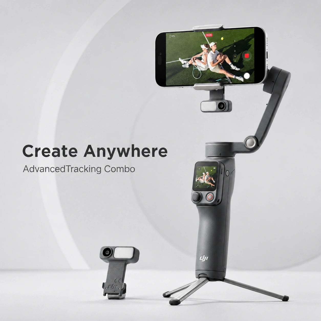 DJI Osmo Mobile 8P Advanced Tracking Combo create-anywhere smartphone stabilizer at Gadgets Online NZ