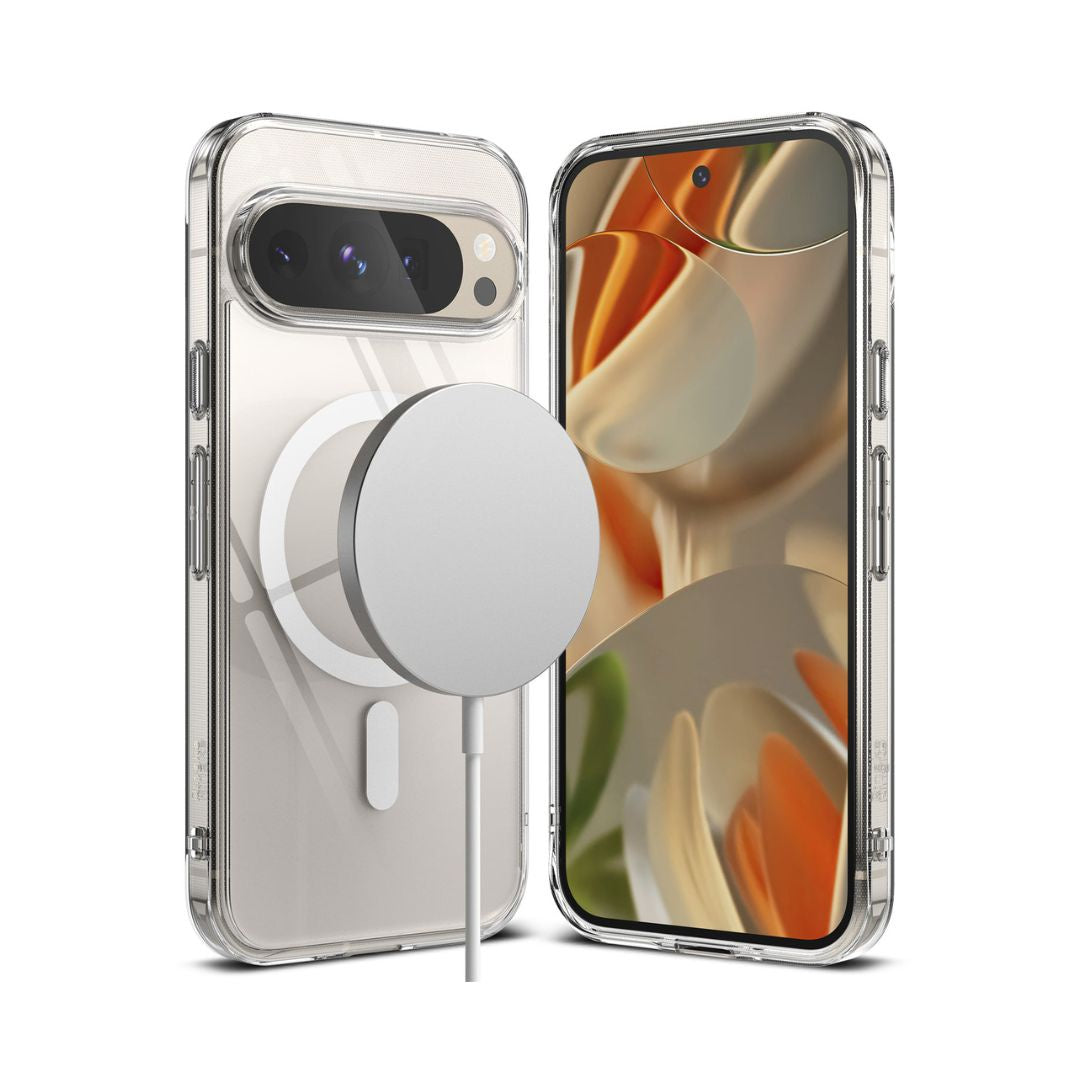 Ringke Fusion Magnetic Clear Case for Pixel 9 / 9 Pro – MagSafe Compatible