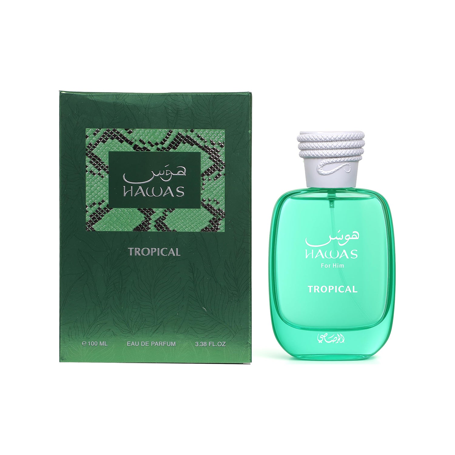 Rasasi Hawas Tropical EDP 100ml - bottle and box