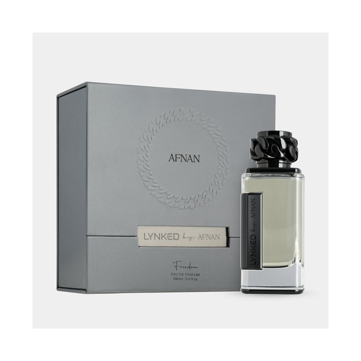 Afnan Lynked Freedom EDP 100ml - bottle and box
